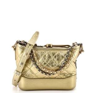 Chanel Gabrielle Hobo Quilted Metallic #220980C30B